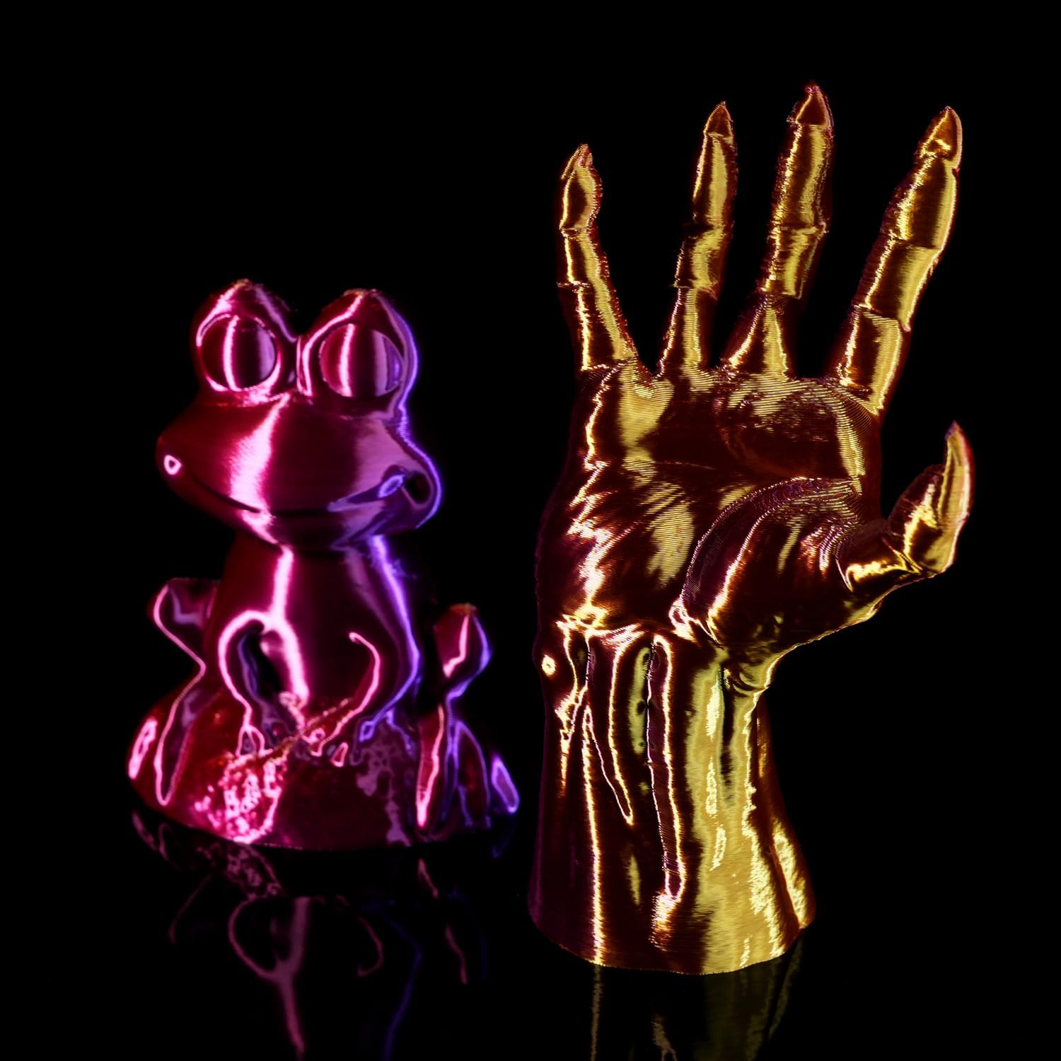 Thumbnail 3 de GratKit Filamento PLA Seda Tricolor 🌈 1kg, 1.75mm