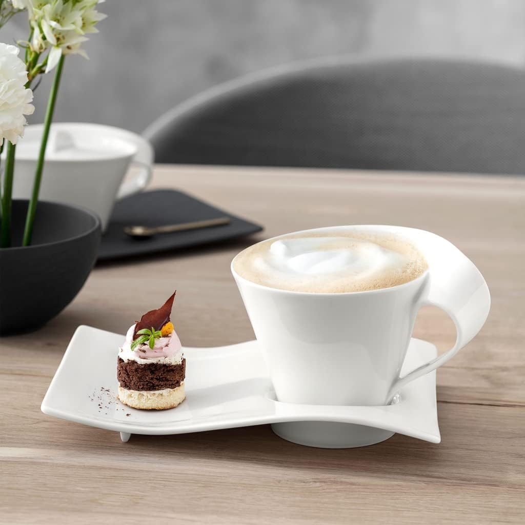 Detalle 2 de Villeroy & Boch NewWave 1024841330 filiżanka do cappuccino 250 ml, porcelana premium