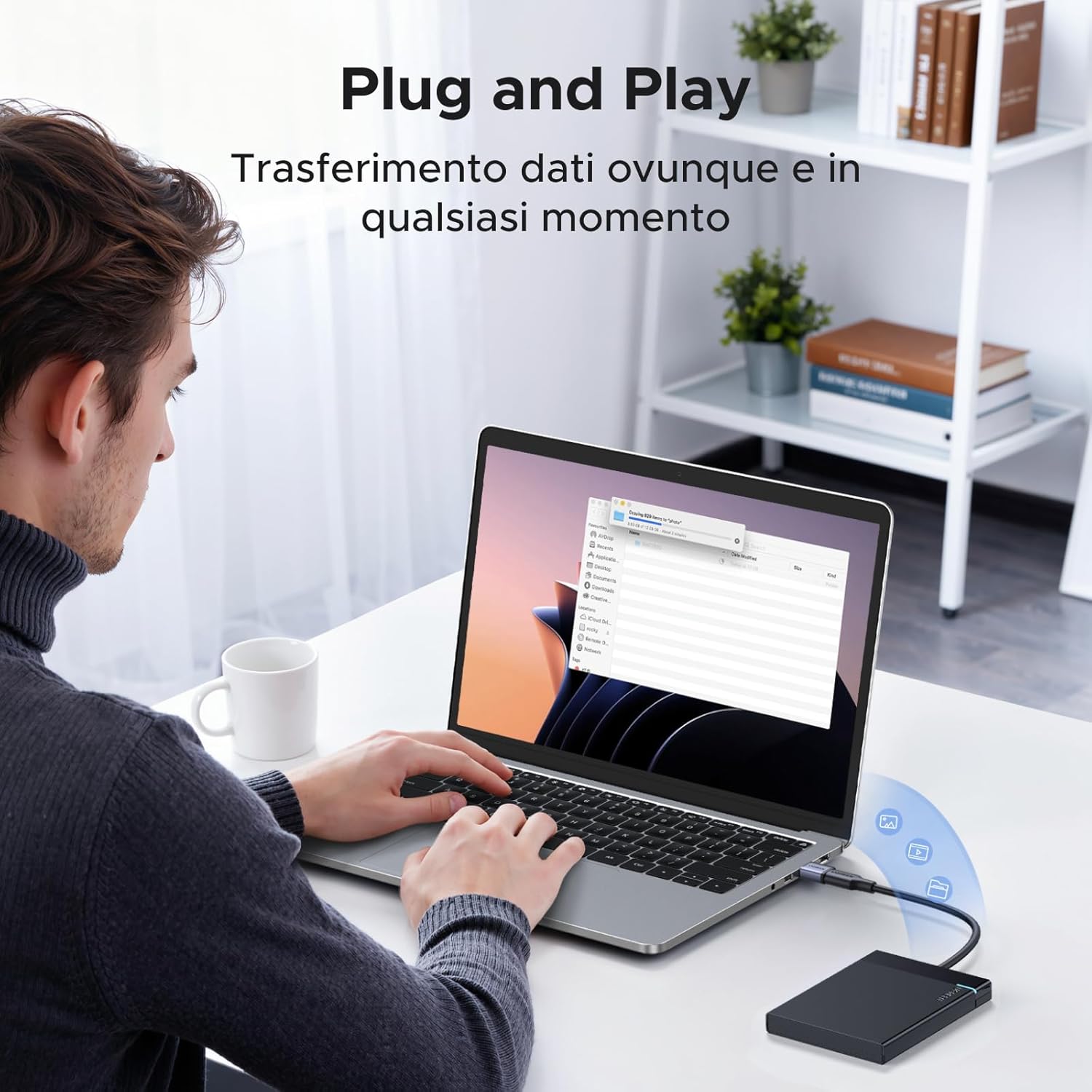 Thumbnail 6 de UGREEN Adattatore USB C a USB 3.2 10Gbps 5 pezzi: Convertitore USB-C femmina ↔ USB-A maschio