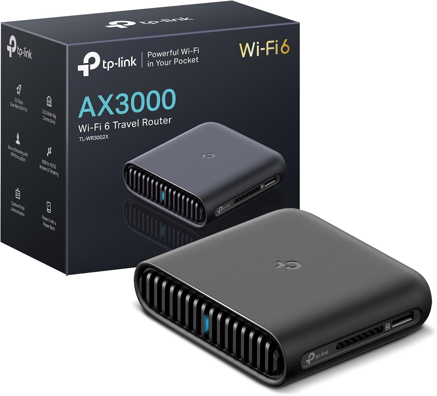 Detalle de TP-Link TL-WR902AC AC750 travel Wi‑Fi router