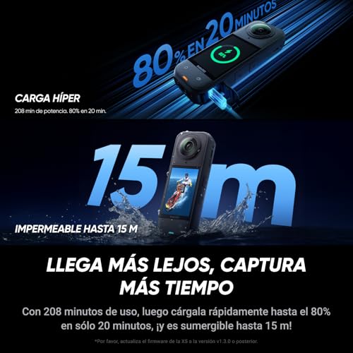 Thumbnail 8 de Insta360 X5 Waterproof 8K 360° Action Camera