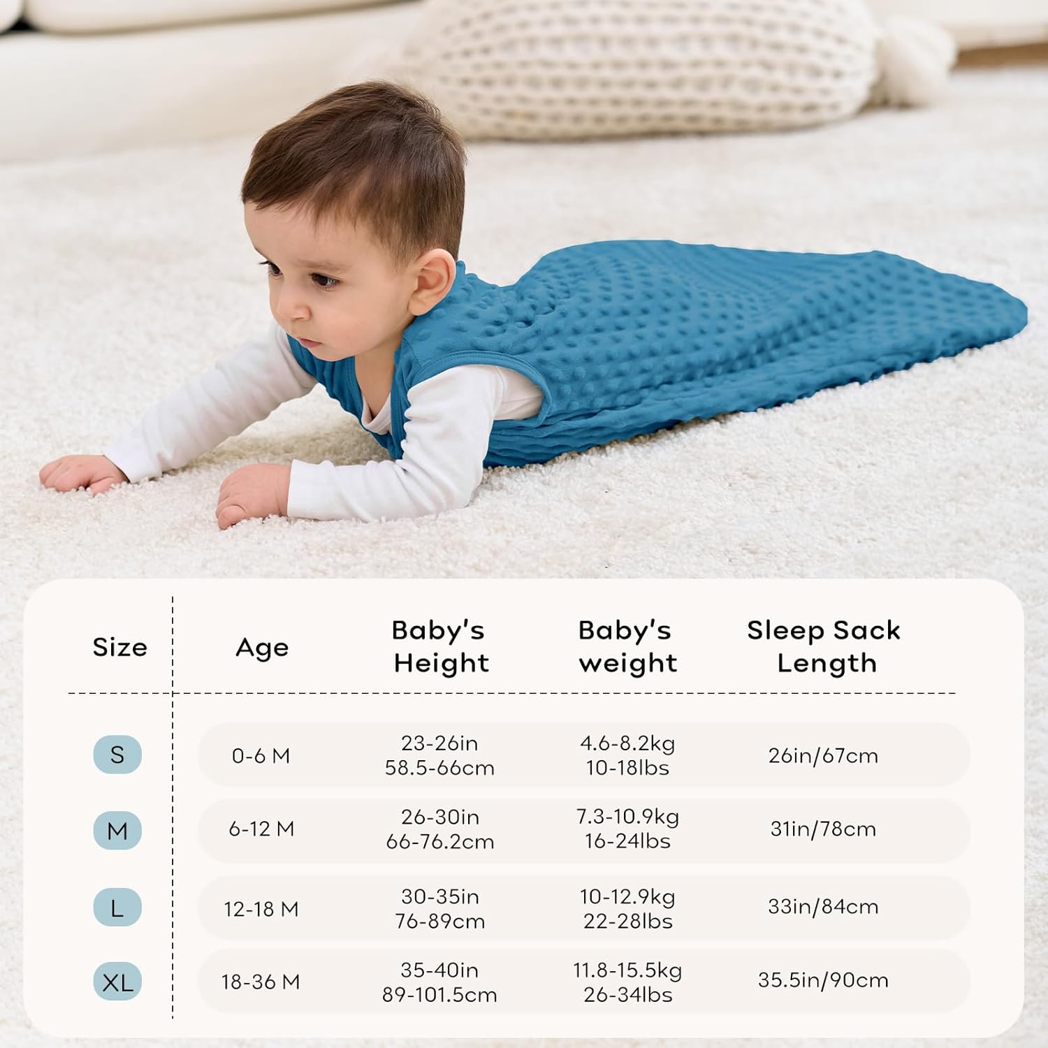 Thumbnail 5 de Unnivoll baby sleeping bag 1.5 tog 2 pack
