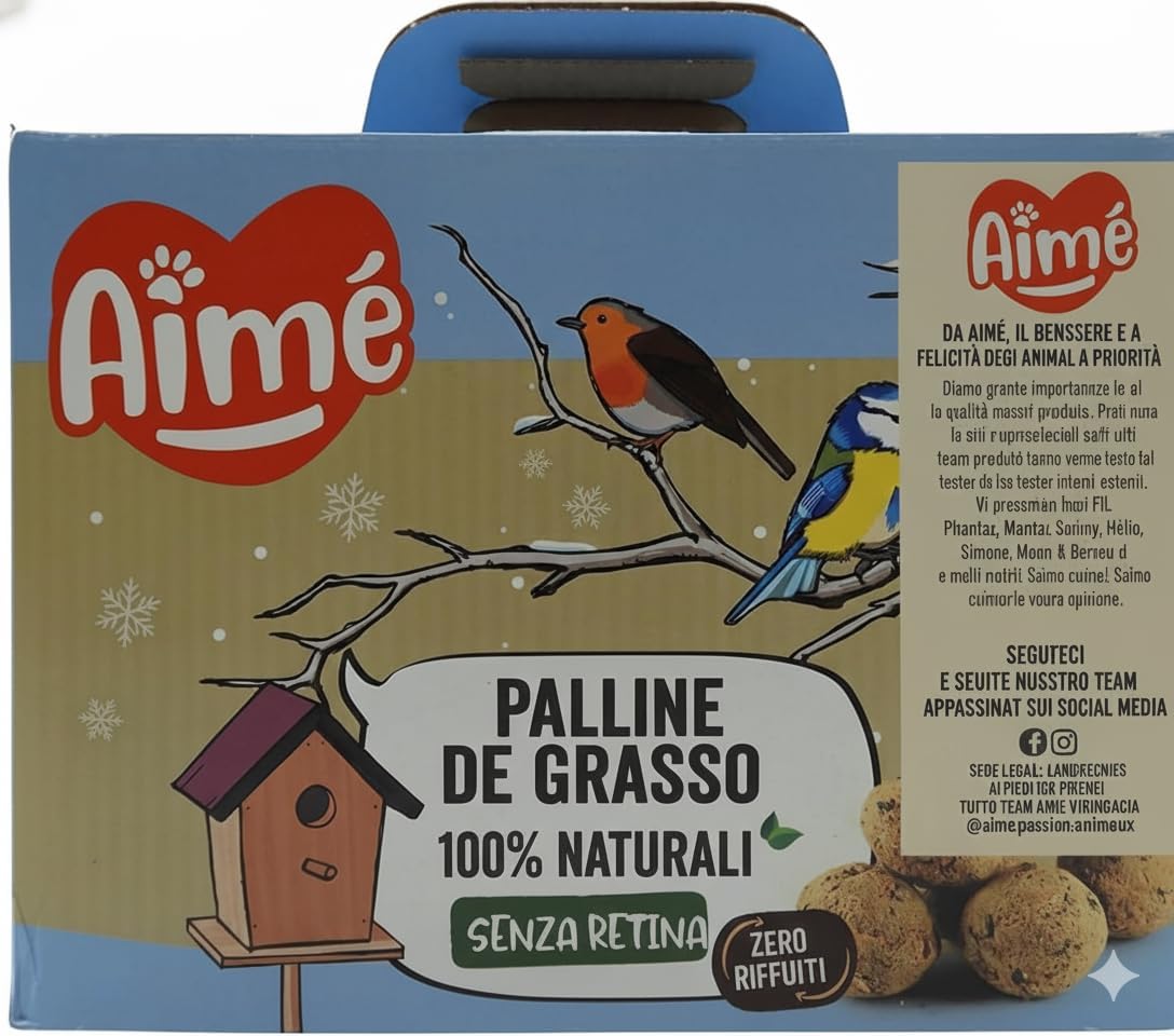Detalle de AIME Eco Box - Palline di grasso x 30