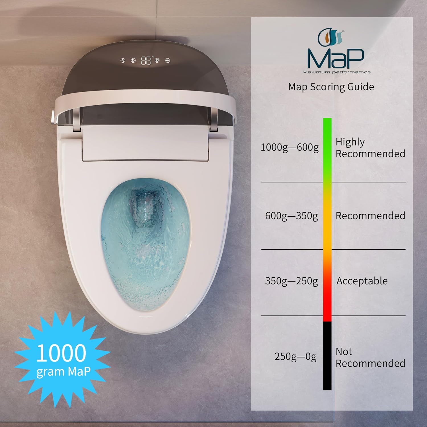 Thumbnail 1 de CANEST FC-001 Smart Bidet Toilet with Auto Open/Close and 17" ADA Height