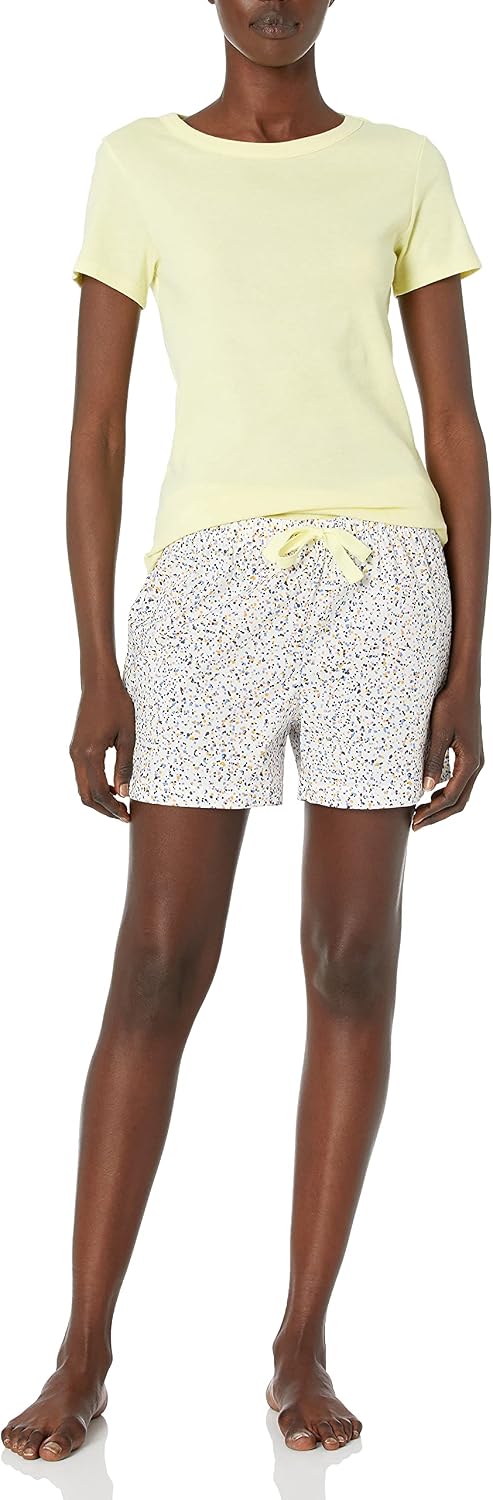 Detalle 1 de Amazon Essentials Poplin Sleep Tee Set