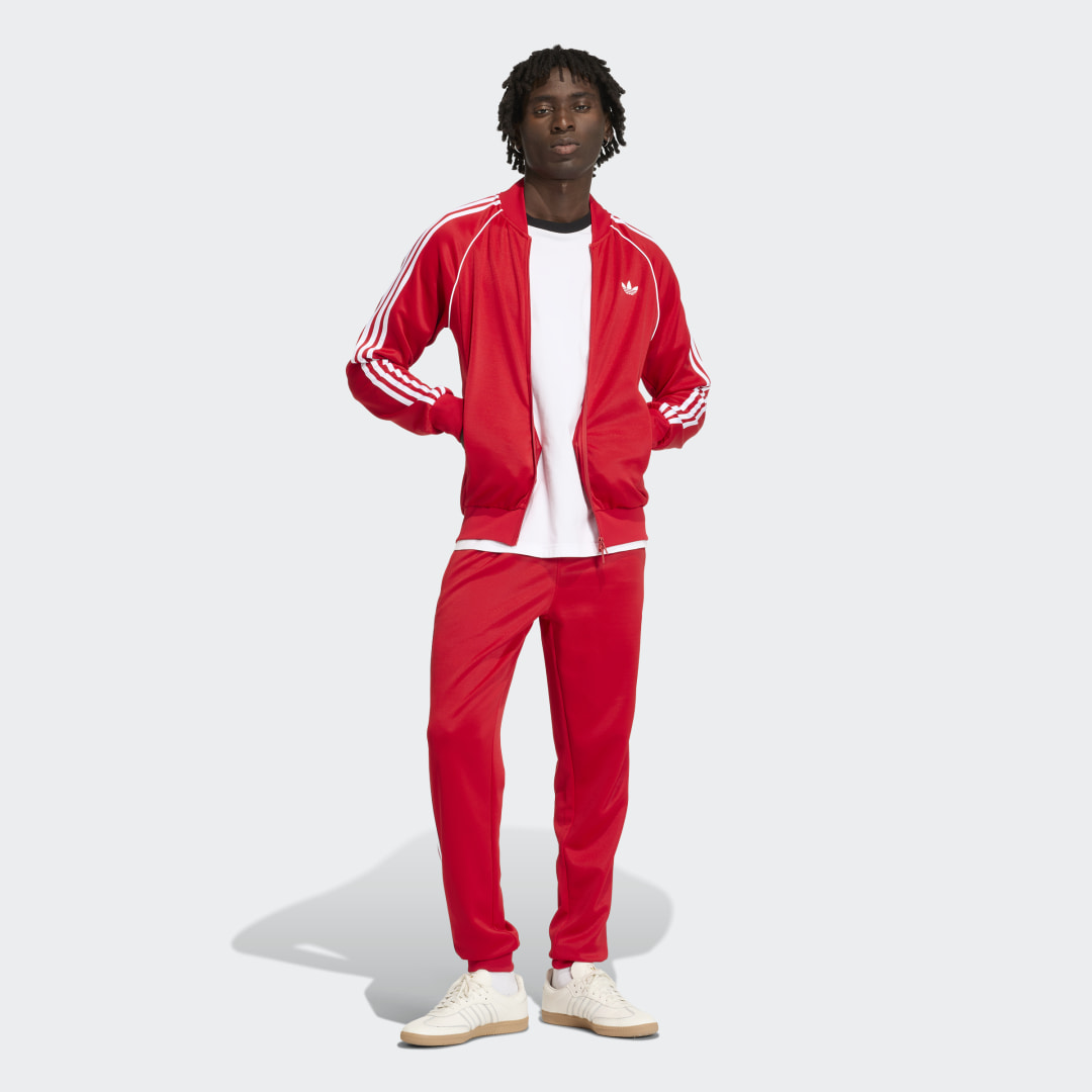 Thumbnail 2 de PANTALÓN SST de Adidas – Rojo