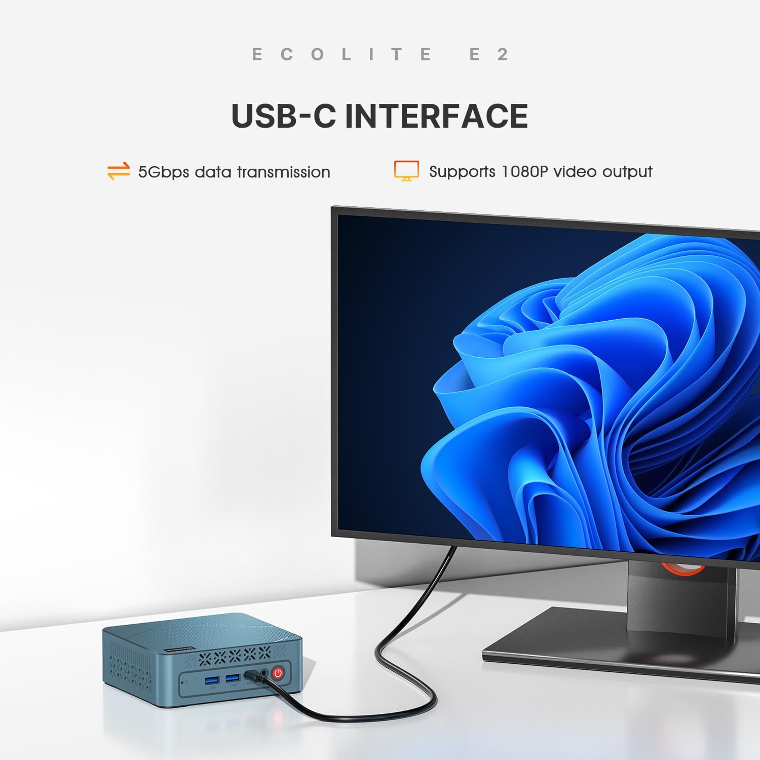 Thumbnail 5 de Bosgame E2 Mini PC with Ryzen 5 3550H: 16GB RAM, 512GB SSD, Triple 4K Display