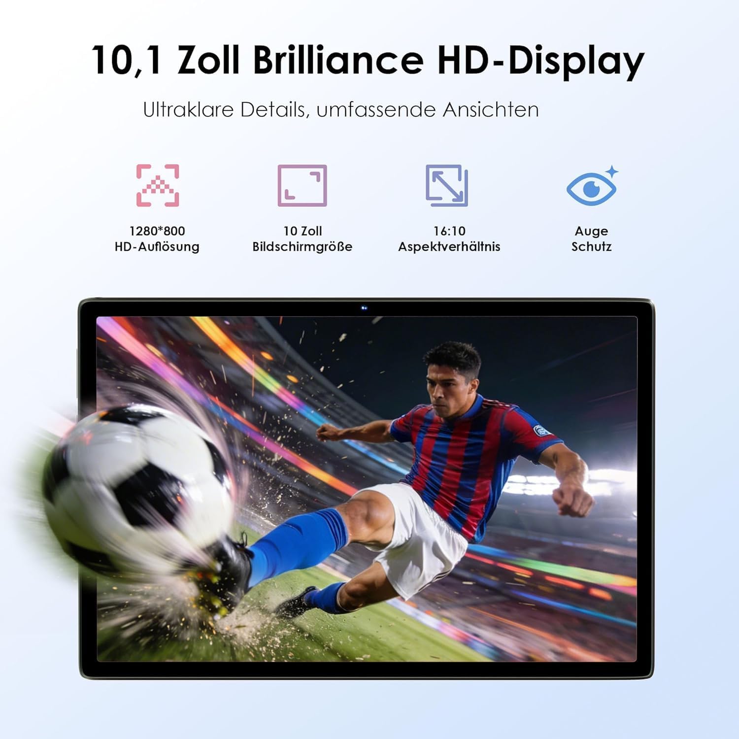 Thumbnail 6 de ZENTALITY Kinder Tablet 10 Zoll mit Android 15, 30 GB RAM, 64 GB ROM + 2 TB Speicher, 8-Core, 8000 mAh, 5G-WLAN, Elterliche Kontrolle – Rosa