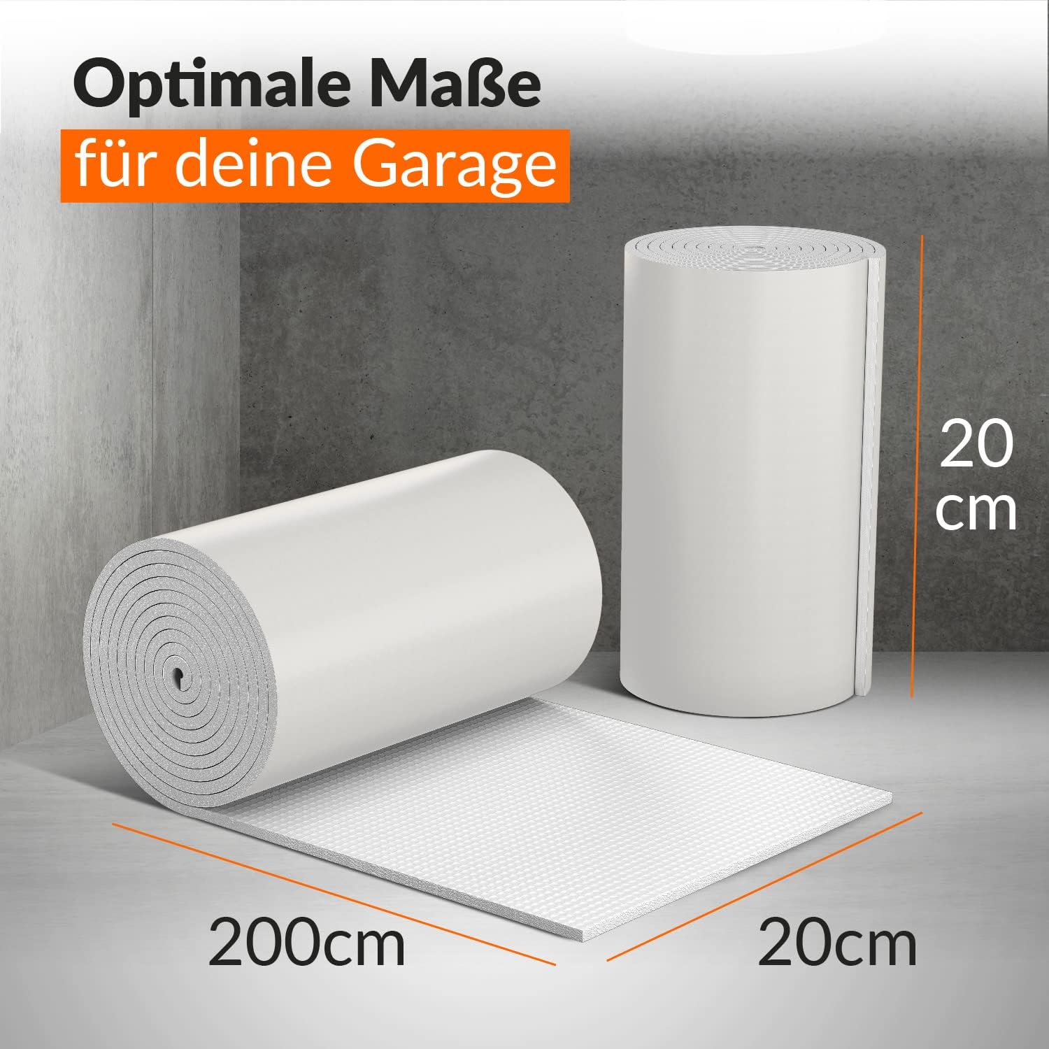 Detalle 2 de Upgrade4cars Garagen-Wandschutz 200 x 20 cm