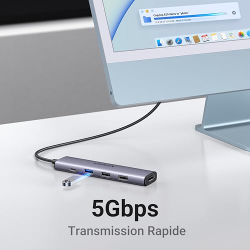 Thumbnail 3 de UGREEN Revodok 105 Hub USB C 5 en 1 : Adaptateur USB-C vers HDMI