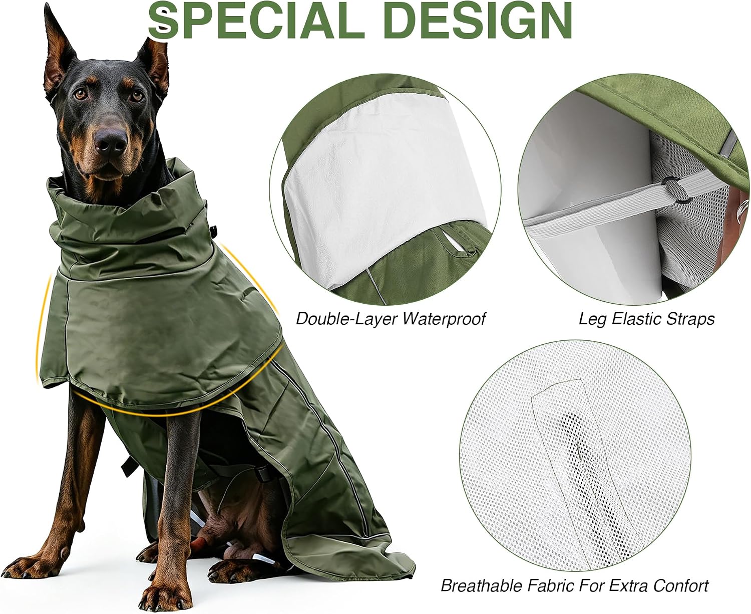 Thumbnail 6 de Skmeditec Dog Raincoat 4XL