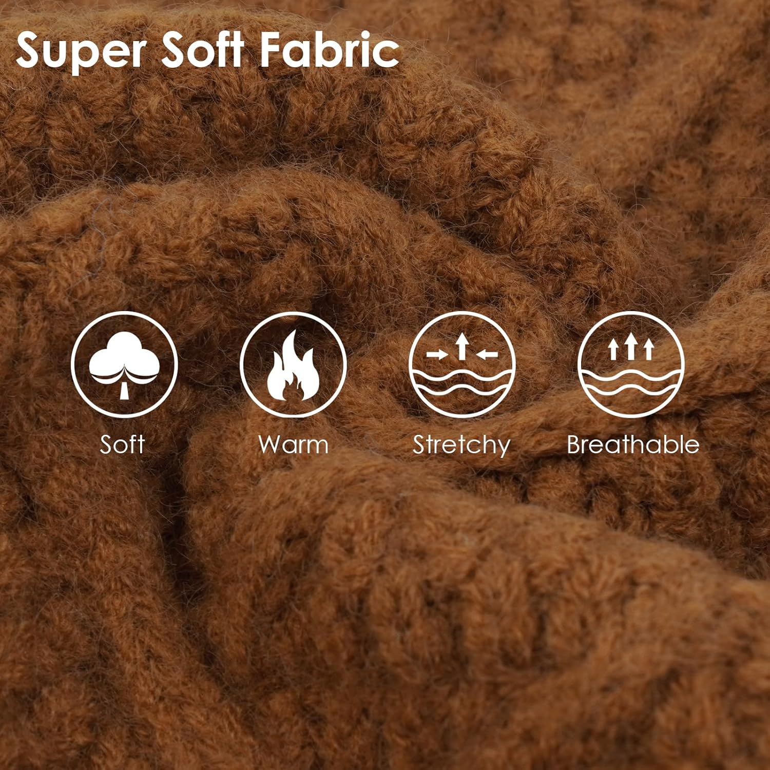 Thumbnail 1 de Katzinst knitted dog jumper for large breed dogs (Caramel, XL)