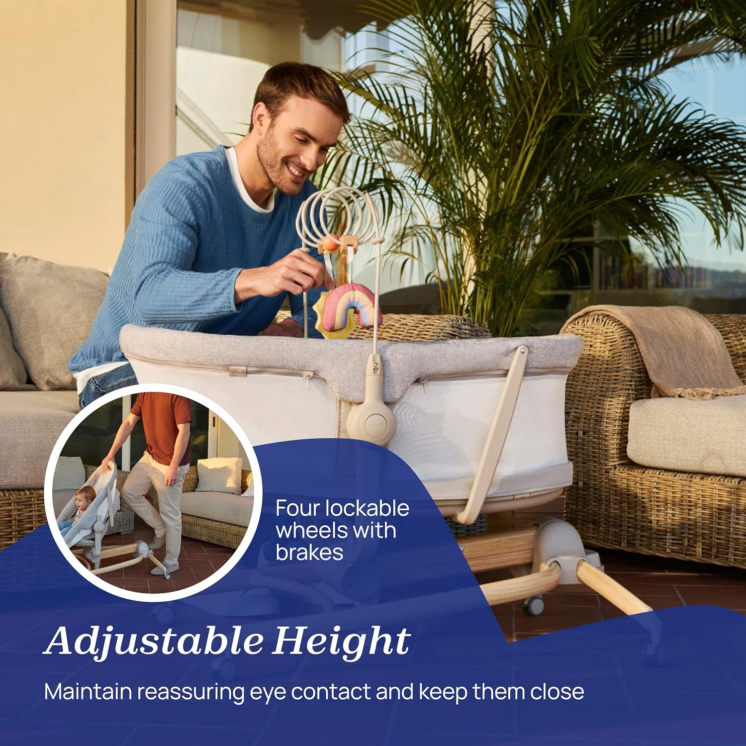 Thumbnail 3 de Chicco Baby Hug 4-in-1 Newborn Crib to Toddler Chair