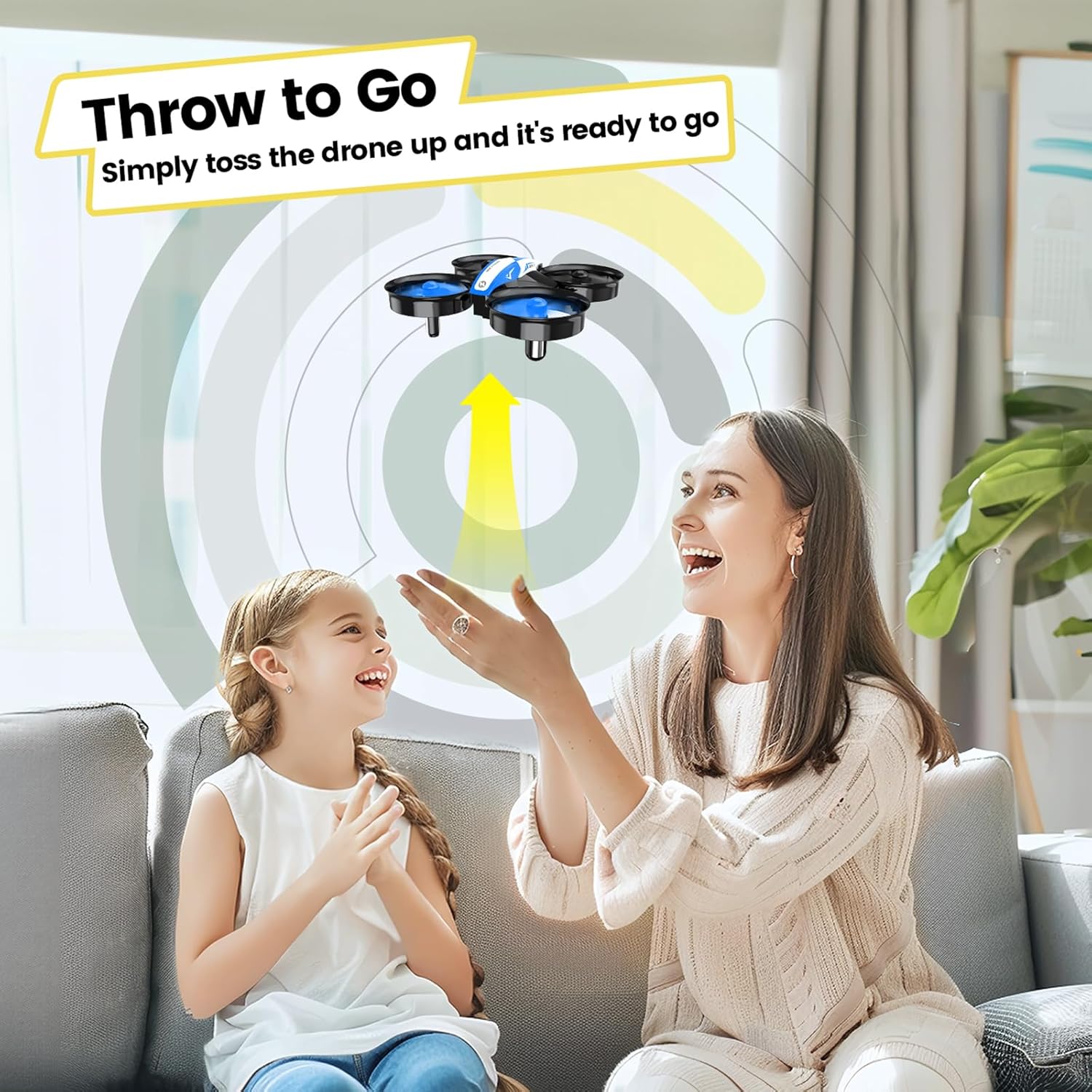 Thumbnail 1 de Holy Stone HS210 Mini Drone for Kids and Beginners RC Nano Quadcopter Indoor Small Helicopter Plane with Auto Hovering, 3D Flip, Headless Mode and 3 Batteries, Great Gift Toy for Boys and Girls, Blue
Holy Stone HS210 Mini Drone for Kids and Beginn…