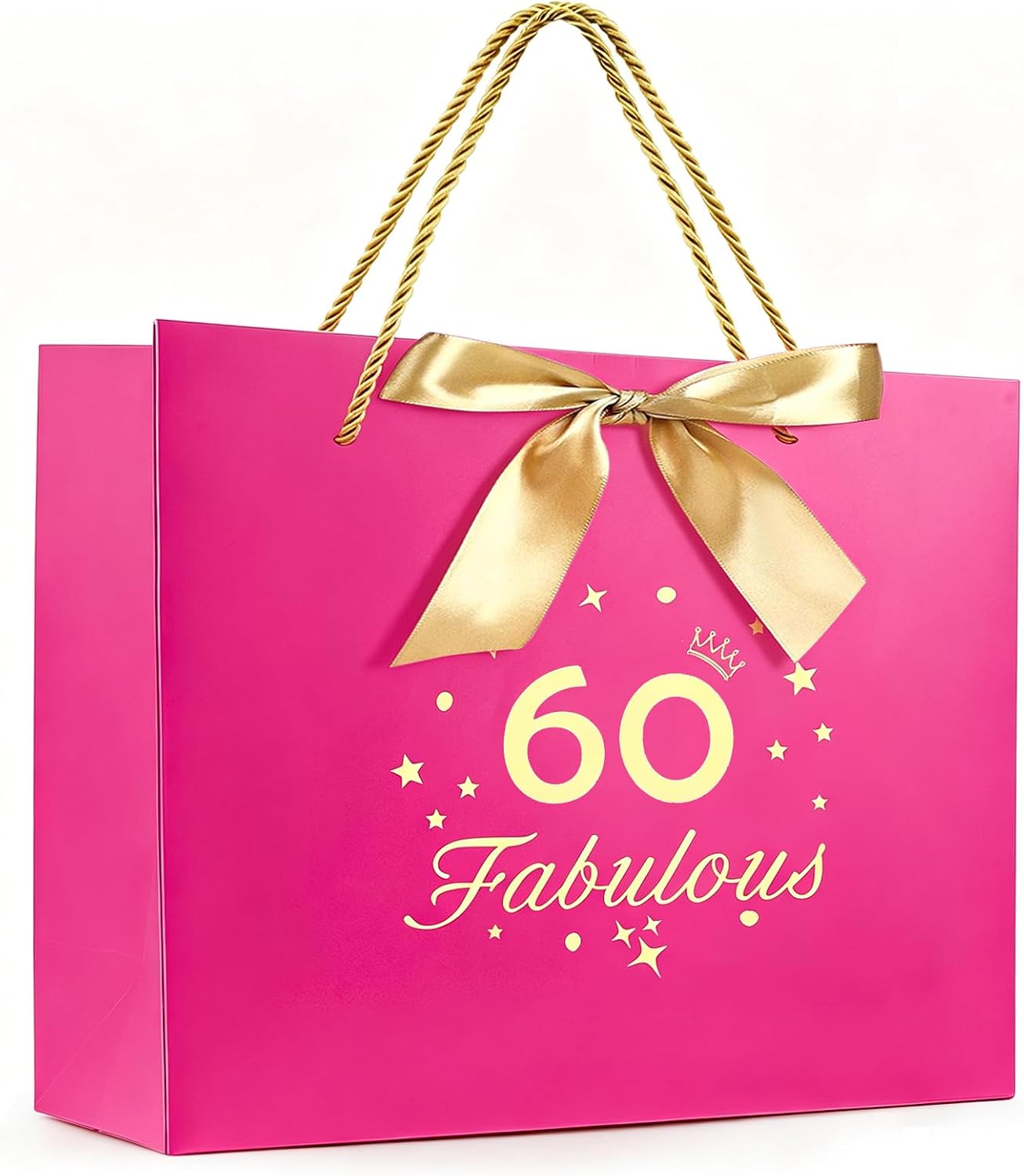 Thumbnail 6 de Yiran Girls Pink Black EST.2015 11th Birthday Gift Bag — 32x25x11 cm, Pink & Black with Ribbon