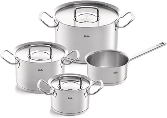 Detalle de Fissler Original-Profi Juego de Ollas Acero Inoxidable 🥘