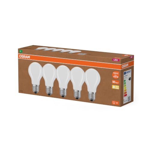 Thumbnail 2 de Osram Hocheffiziente LED-Lampen, 5er Vorteilspack, E27, 2700K warmweiß – ersetzt 100W Glühbirnen