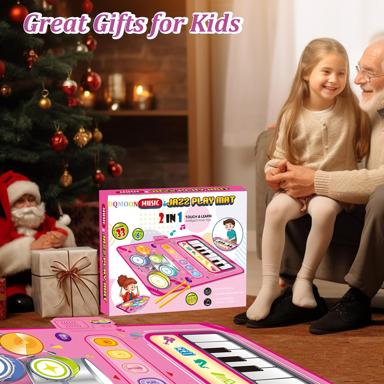 Thumbnail 5 de 2 in 1 Music Mat for 1–5 Year Old Girls