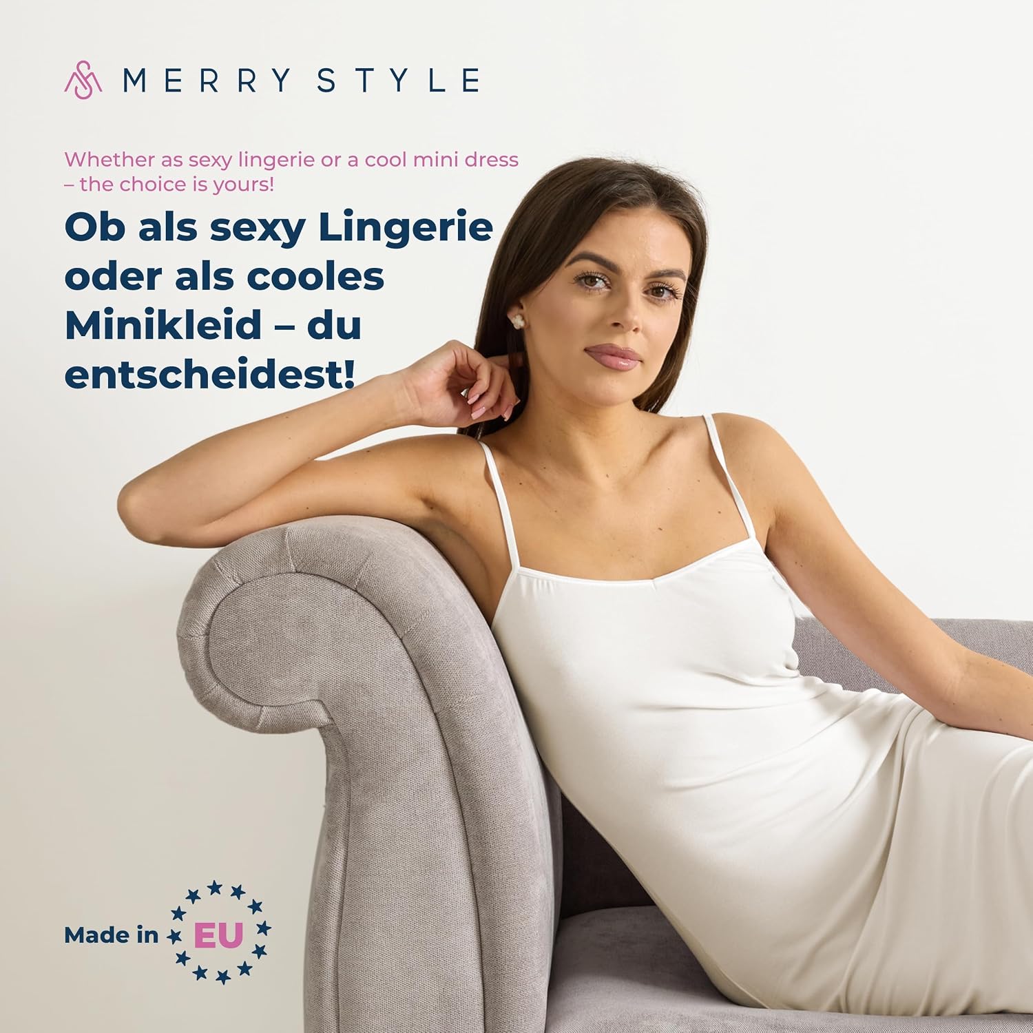 Detalle 1 de Merry Style MS10-203 halka damska na regulowanych ramiączkach, dwupak
