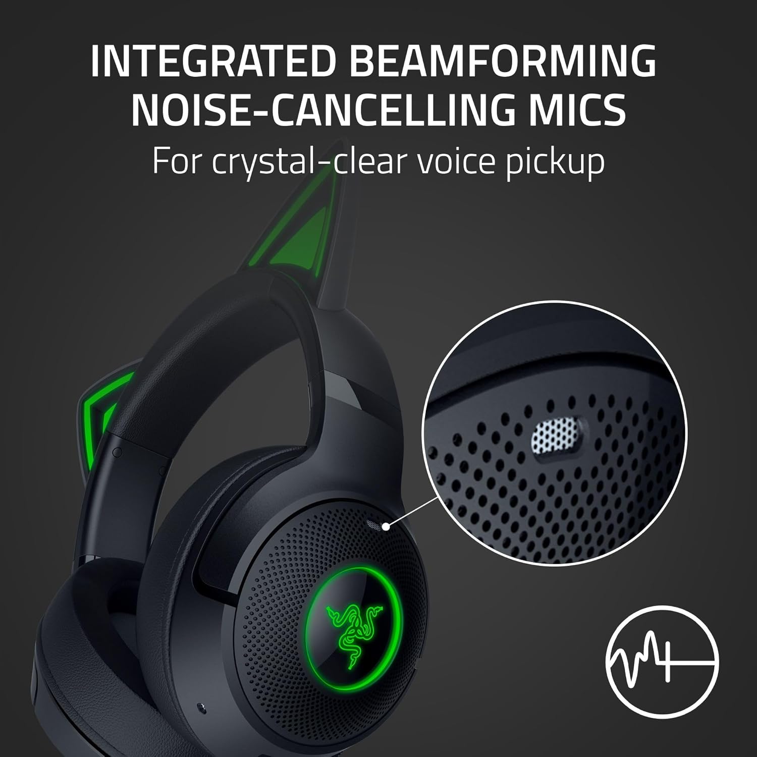 Detalle 1 de Razer Kraken Kitty V2 Wireless 40 Hr