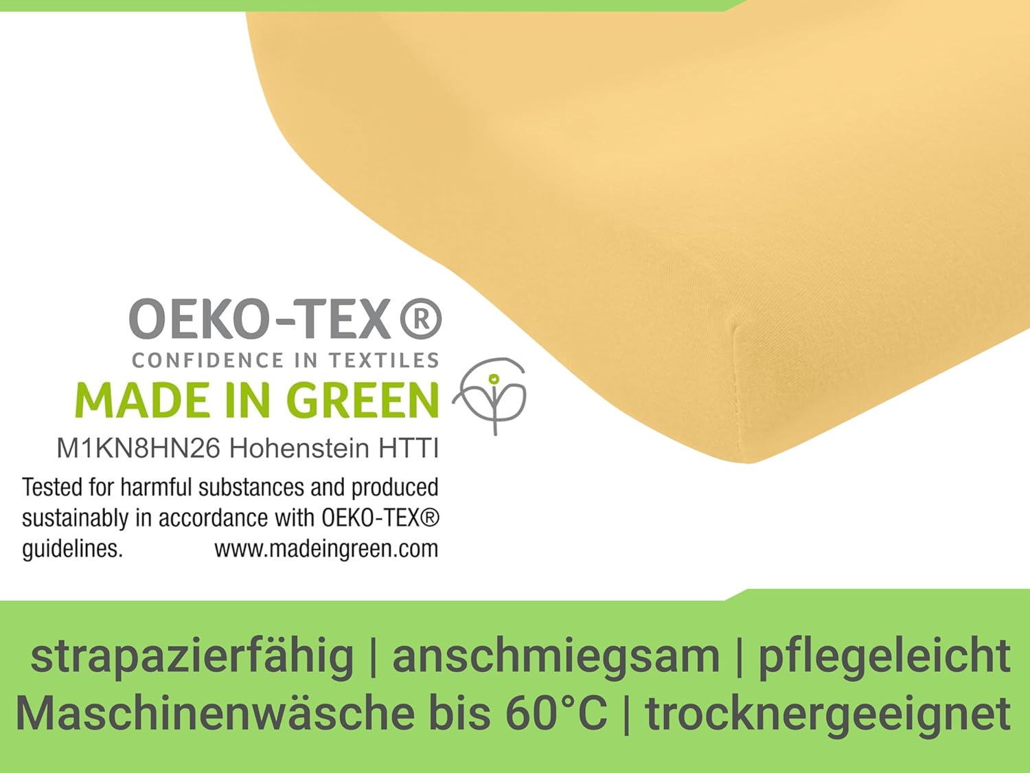 Thumbnail 5 de Emily's Check – Lot de 2 housses d'oreiller cervical 30-35 x 45-50 cm, abricot
