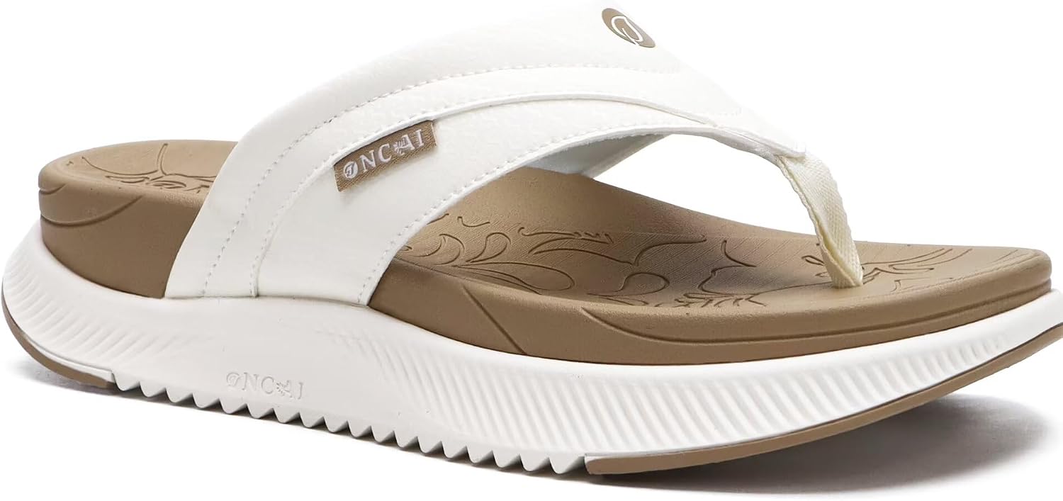 Detalle de ONCAI Orthotic Cushion Flip Flops 1.2" Heel Cup