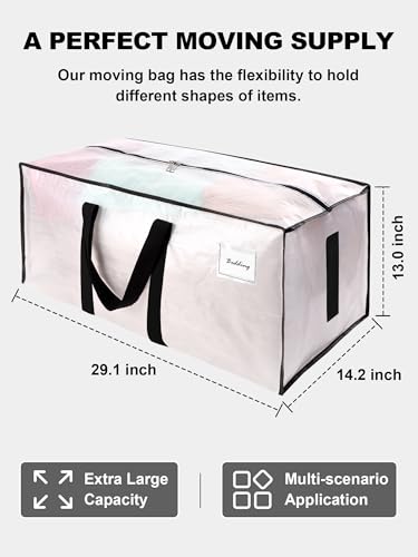 Thumbnail 4 de HOMESURE 8-Pack 24-Gallon Heavy-Duty Moving Bags with Water-Resistant Fabric and Wrap-Around Handles