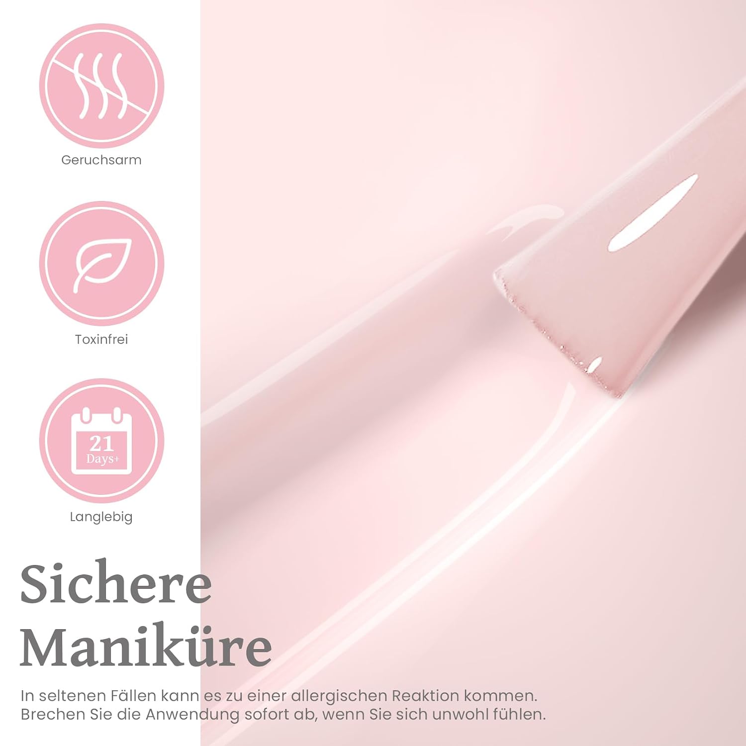 Detalle de VANREESA U V Nagellack Set mit 48W UV/LED-Lampe, 16 Farben – Starterset für Gelnägel zu Hause