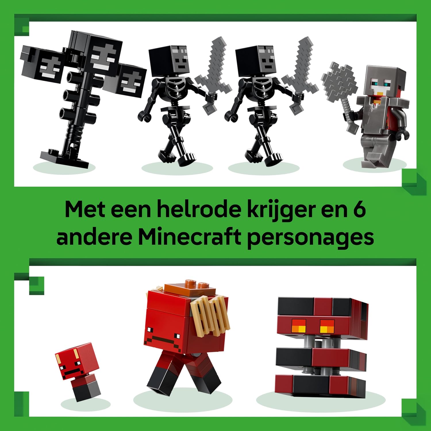 Detalle 1 de LEGO Minecraft De Wither-strijd 21590 bouwset met portaal en 494 onderdelen