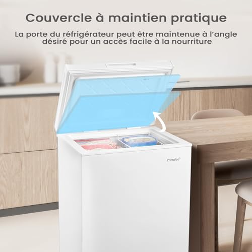 Detalle de COMFEE' RCC146WH2EU(E) Congélateur coffre autonome 143 L, blanc