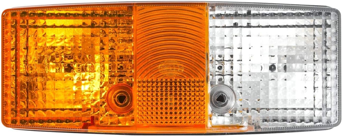 Thumbnail 1 de HELLA Feu clignotant halogène 12V/24V – Montage en saillie, droit, fiche plate