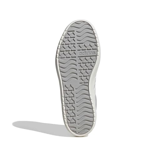 Thumbnail 2 de adidas VL Court Bold, baskets femme en cuir gris et blanc, 38 EU