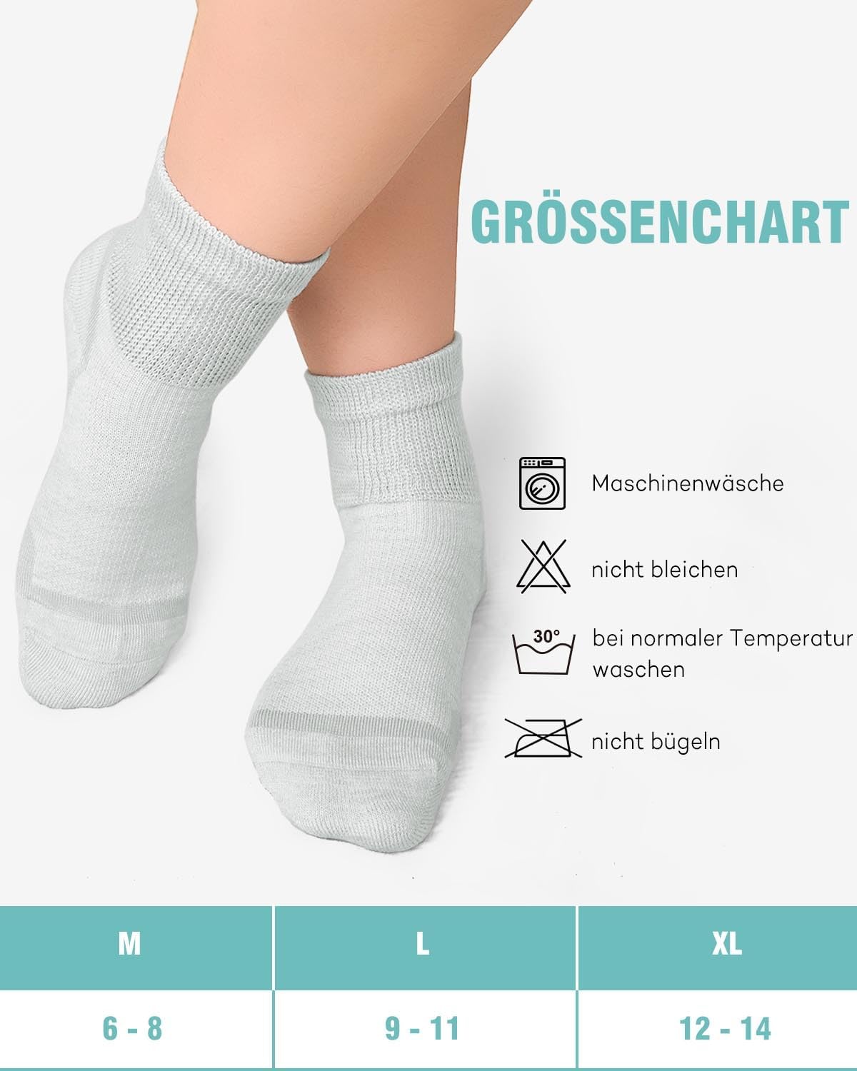 Thumbnail 5 de ZFSOCK ZFW7191 Diabetic Bamboo Socks, Seamless for Swollen Feet