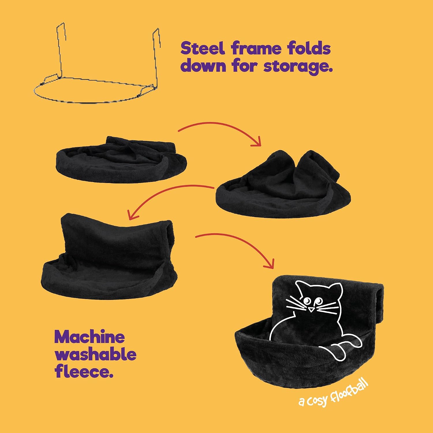 Thumbnail 6 de Petlicity Deluxe Radiator Cat Bed 45.5cm