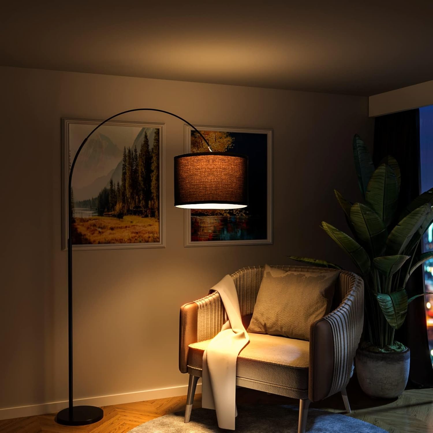 Thumbnail 5 de Modlicht JASMIN Lampada ad arco 165–180 cm