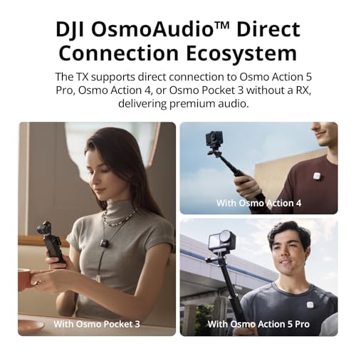 Thumbnail 4 de DJI Mic Mini (2 TX + 1 RX + Charging Case) – Ultralight, Detail-Rich Audio for Extended Recording