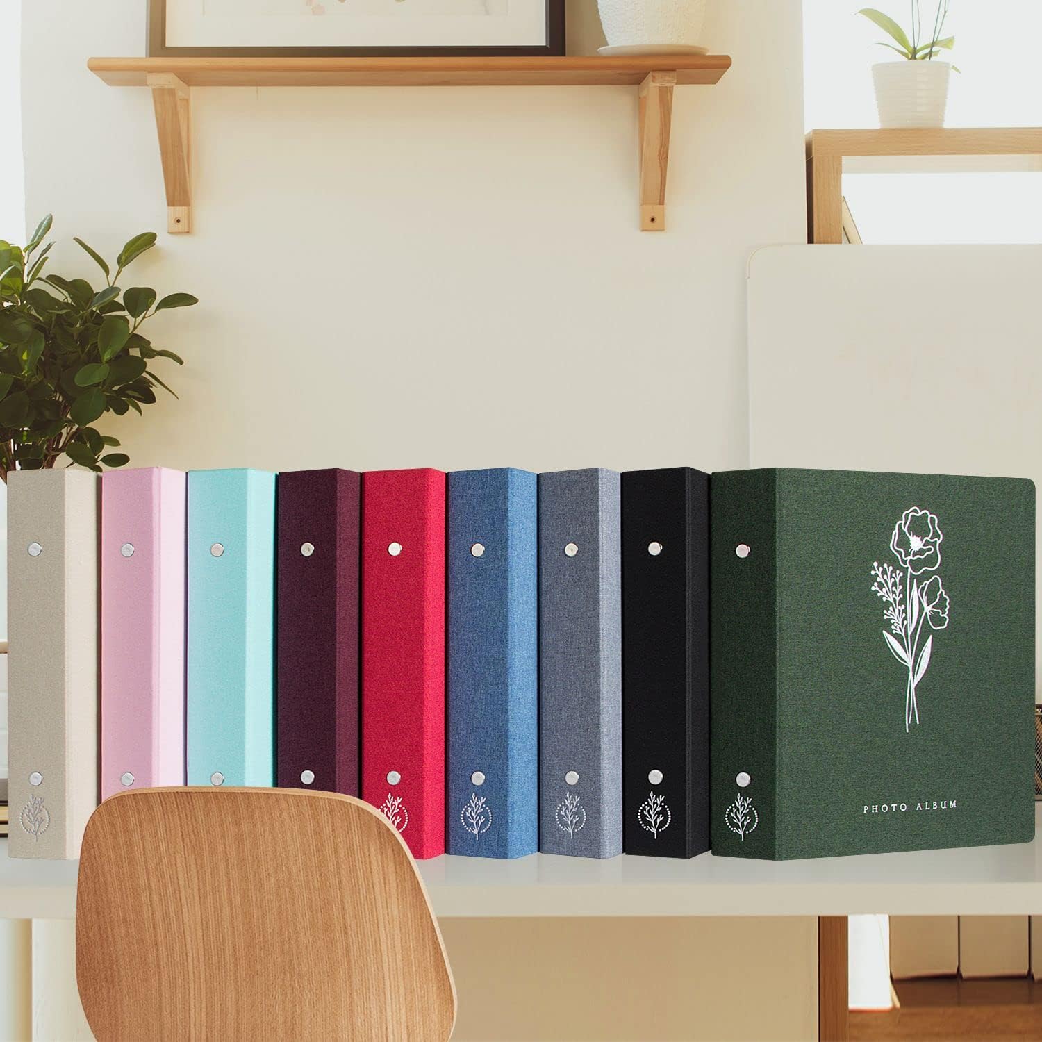 Detalle de Lanpn Photo Album 6x4 Slip in, Linen Extra Large Capacity 1000 Pockets