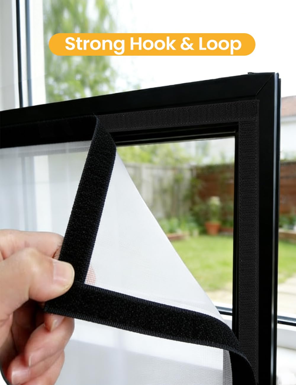Thumbnail 1 de Beesgarden Heavy Duty Hook and Loop Adhesive Tape 20mm x 10m with Dispenser