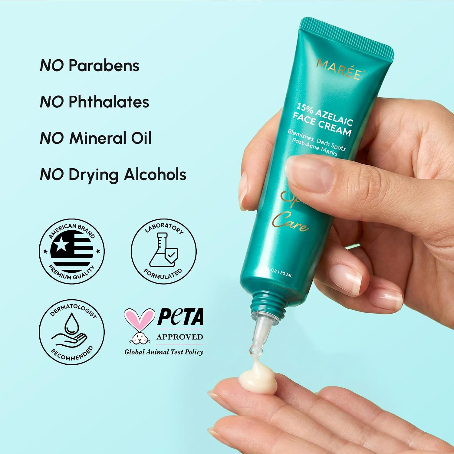 Thumbnail 6 de MAREE Azelaic Acid 15% Face Cream with Niacinamide & Salicylic Acid for Dark Spots, Redness, and Acne-Prone Skin