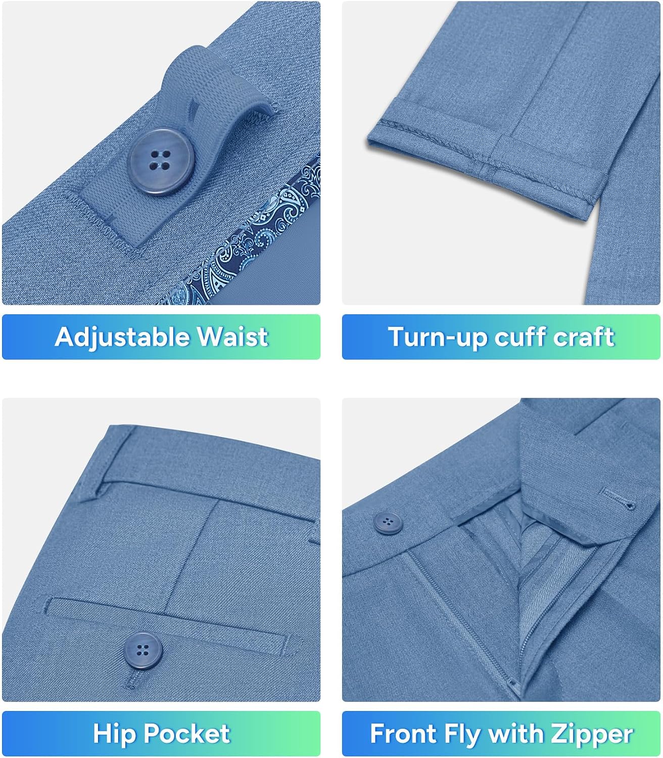 Thumbnail 5 de Marvelous World Boys' Slim Fit Suit Set