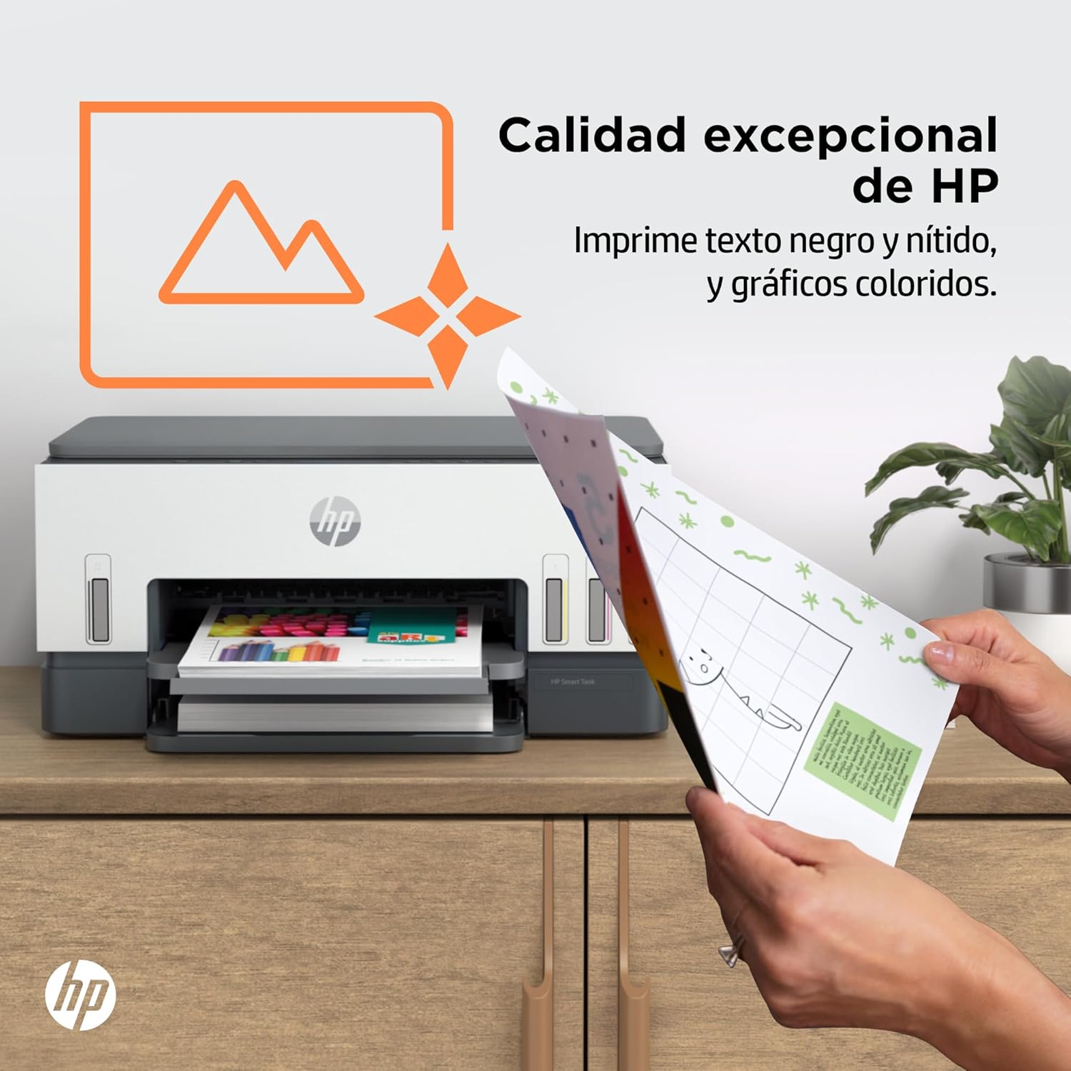 Detalle 2 de HP Smart Tank 6005 Impresora A4 Multifunción