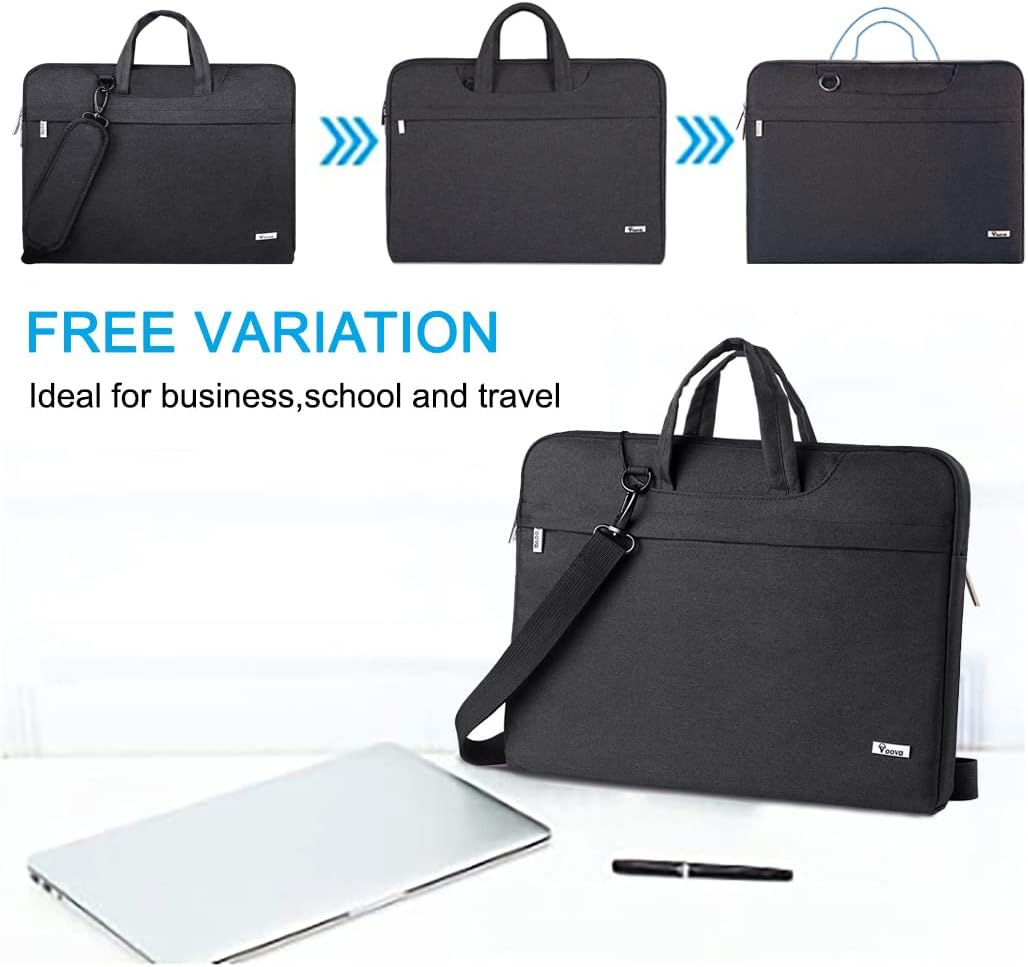 Thumbnail 4 de Voova Laptop Bag Case 13-14 Inch: Slim, Waterproof Sleeve with Shoulder Straps