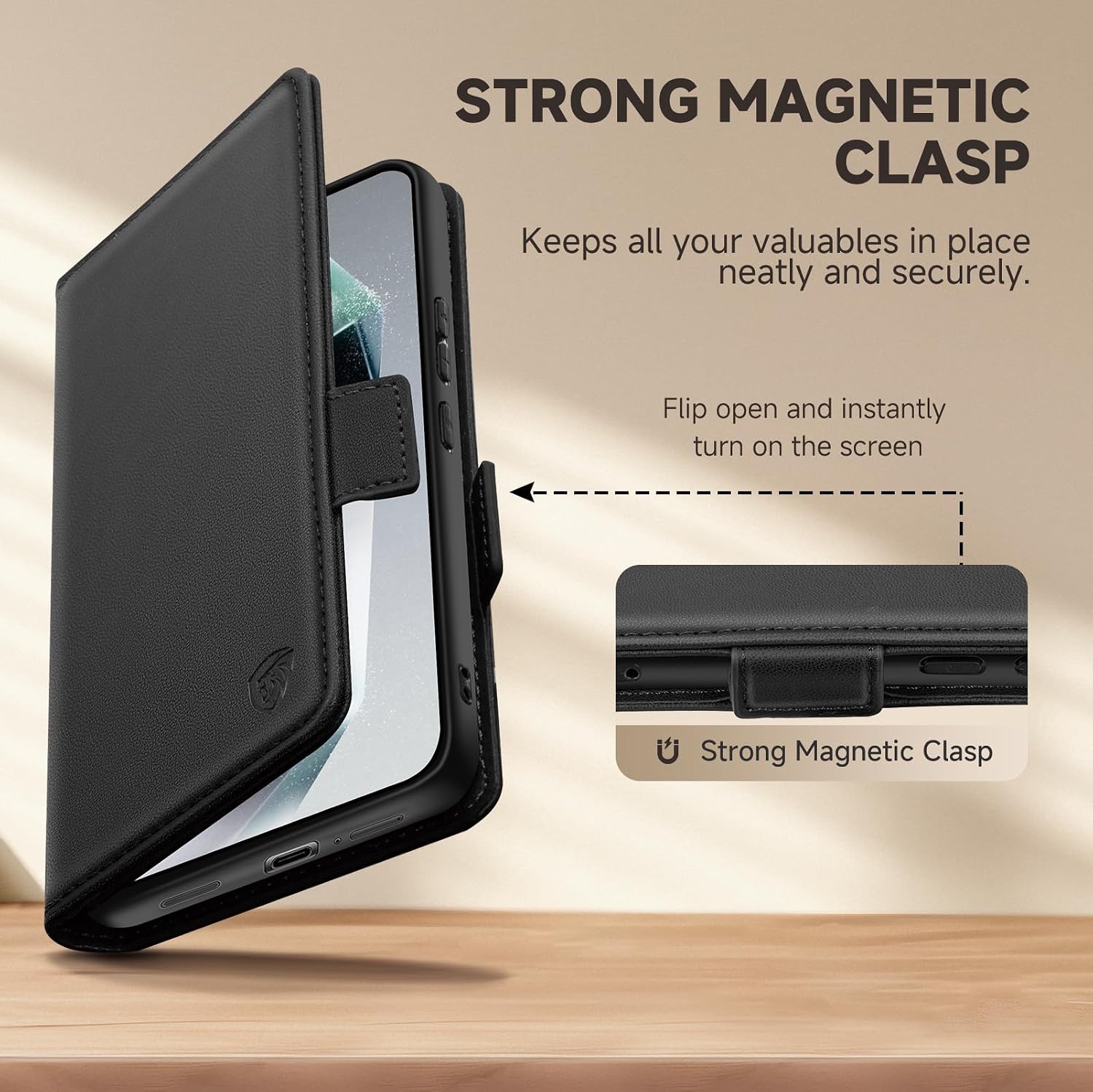 Thumbnail 2 de CASBST Galaxy S24 Ultra case 3 card slots