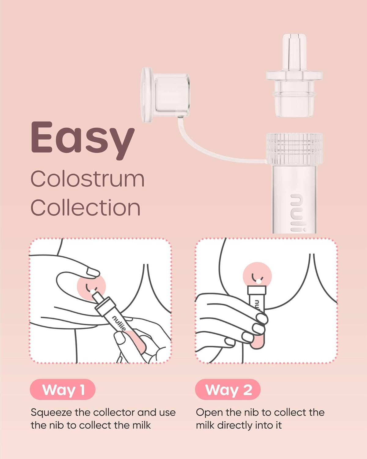 Detalle 2 de Nuliie Colostrum Collector Kit 7ml 6 pack