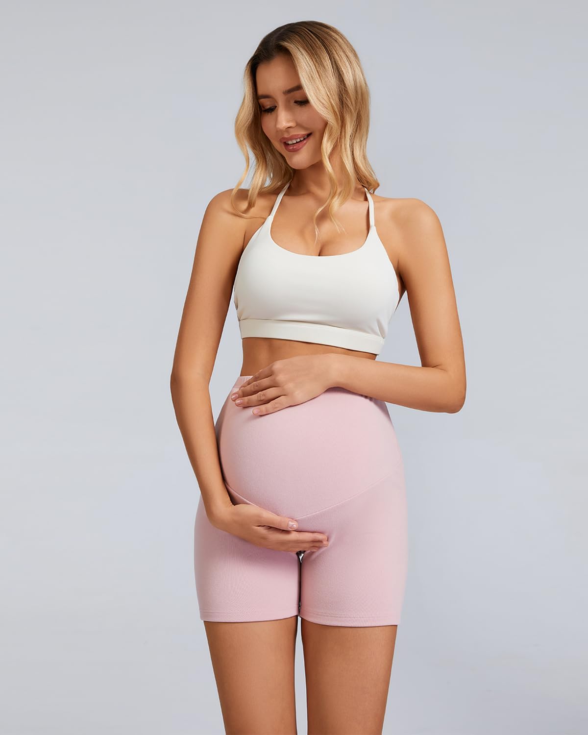 Thumbnail 2 de Celfaeree 4er Pack Damen Umstandshose Kurz – Bequeme Schwangerschaftsleggings & Shorts