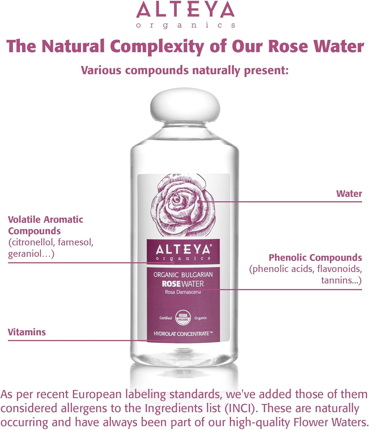 Thumbnail 4 de Alteya Organic Rose Water 500 ml — 100% Pure Rosa Damascena Hydrolat