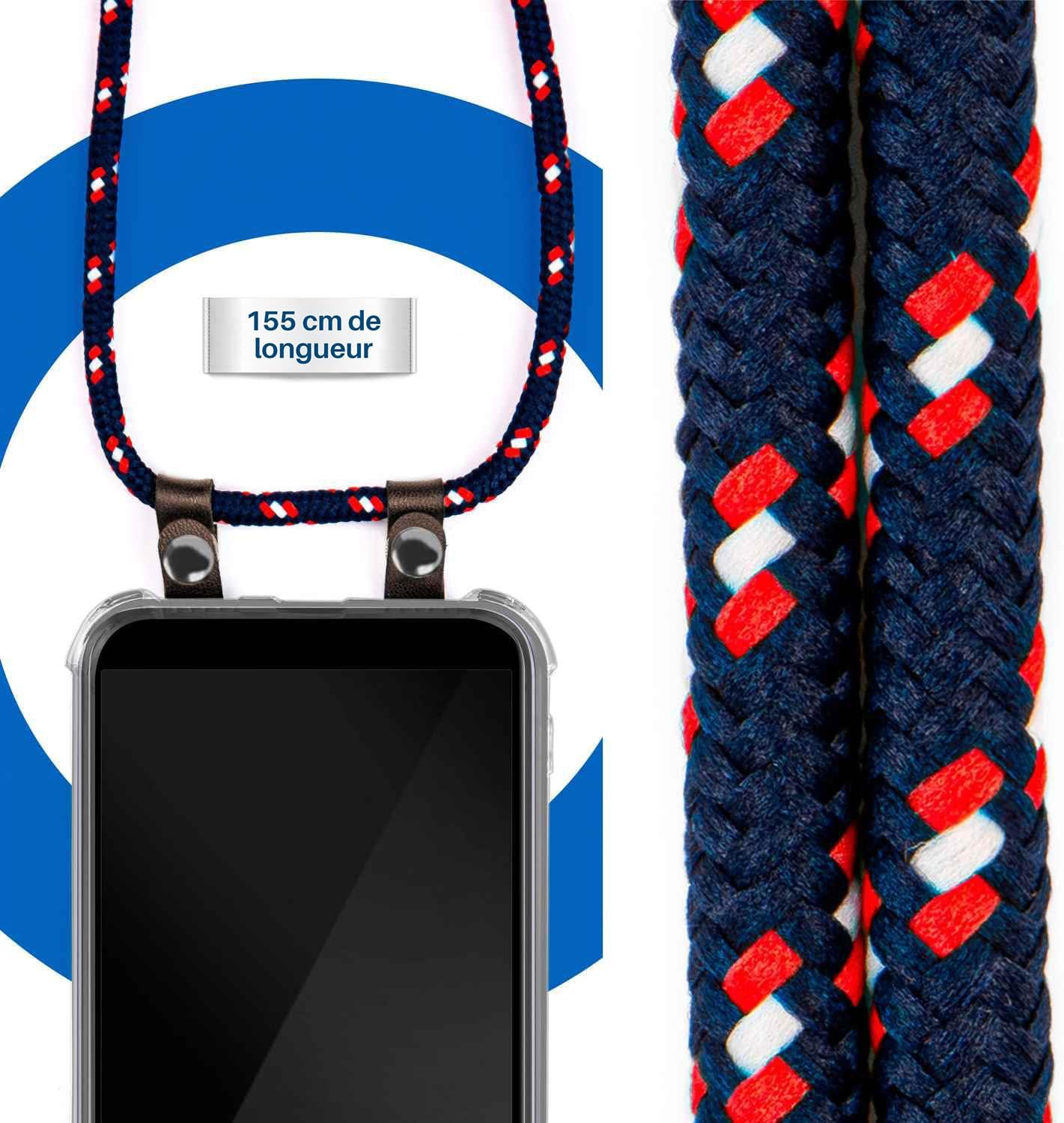 Thumbnail 2 de moex Chaîne de téléphone Portable Compatible Samsung Galaxy S10 – Coque avec Sangle réglable en Bleu