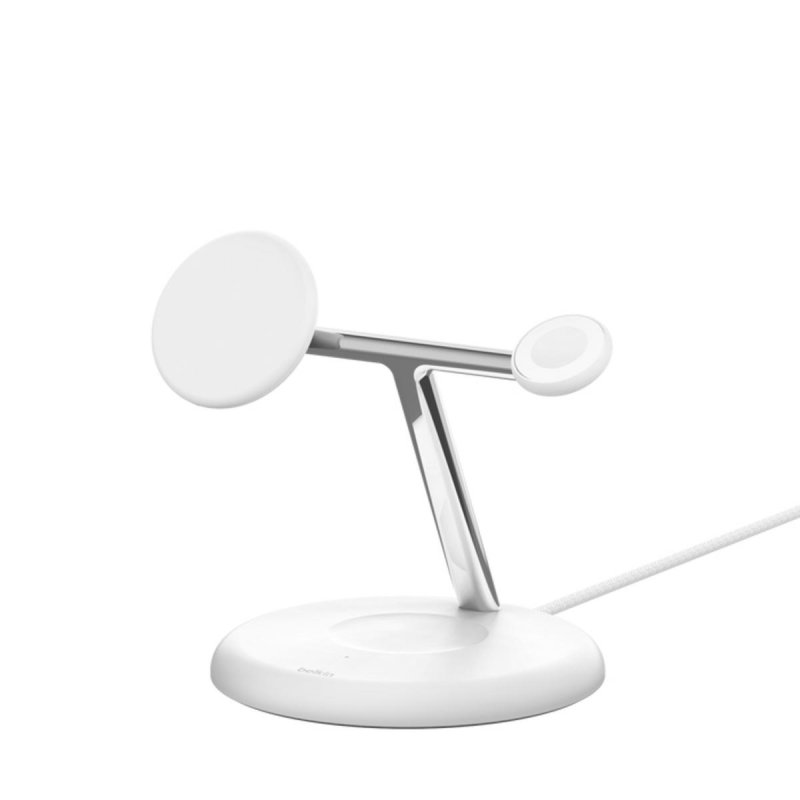 Thumbnail 1 de Belkin Boost Charge Pro 3in1 Qi2 15W Base Magnética: carga inalámbrica para iPhone, Apple Watch y AirPods
