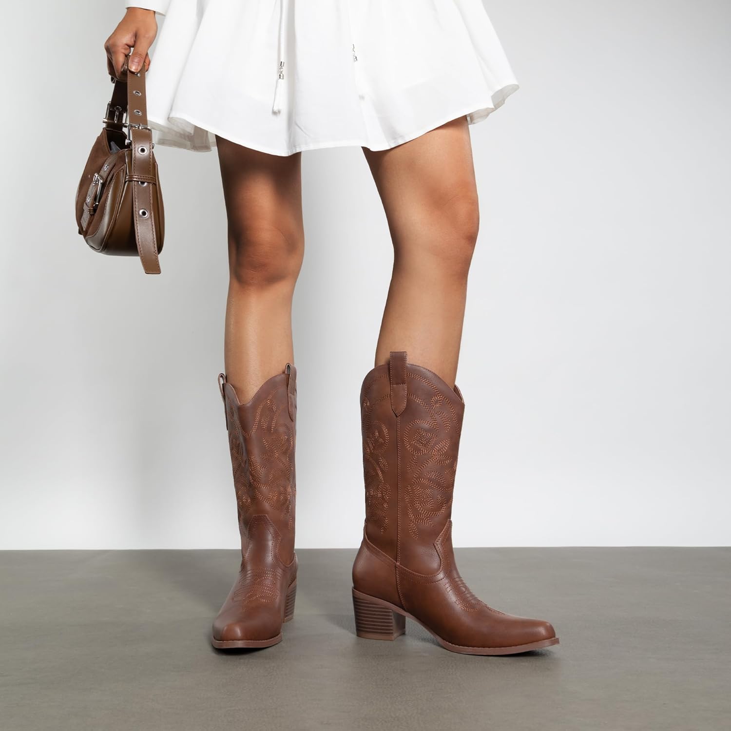 Thumbnail 2 de DREAM PAIRS Cowboy Boots 2.4 in Heel