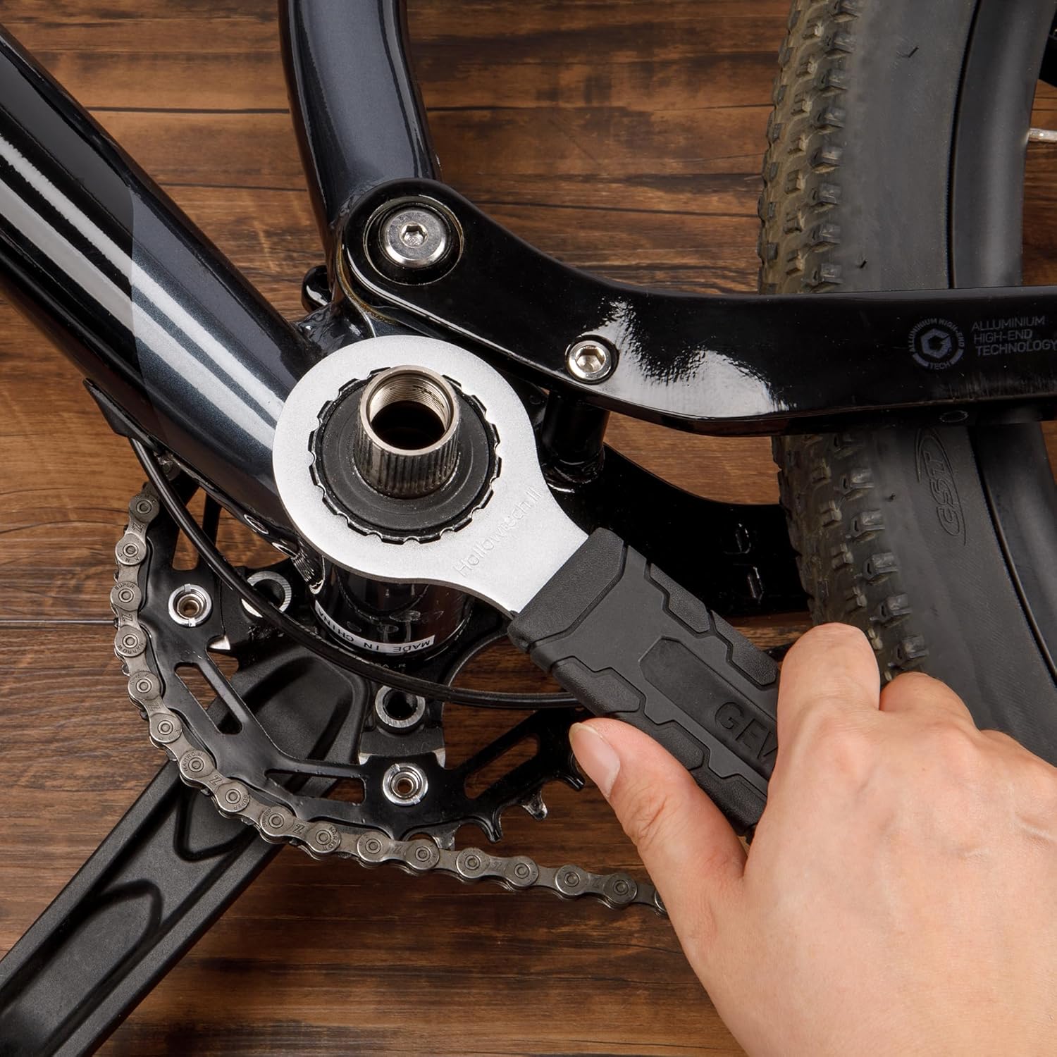 Thumbnail 2 de GEWAGE outil de verrouillage central de vélo pour Shimano Hollowtech II (compatible BB9000, BBR60, Truvativ GXP, FSA Mega Evo)